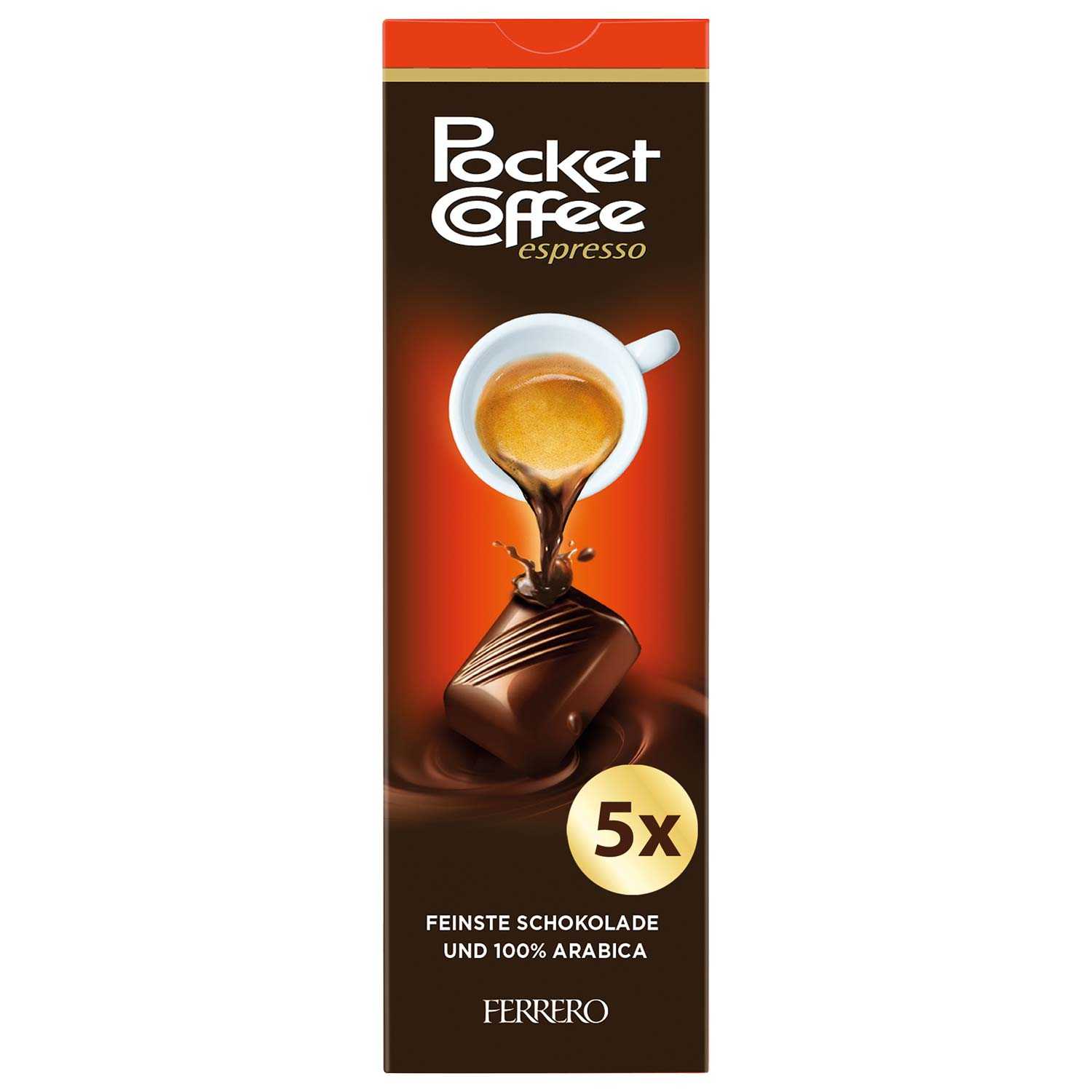 Ferrero Pocket Coffee Espresso Pralinen 62 g 5er