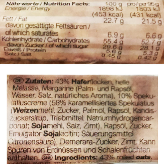 Oat King Spekulatius, 10er Pack, 10x 95g von Oat King