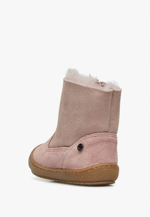 NATURINO COZY HUGStiefeletten mit Wollfutter, Rosa