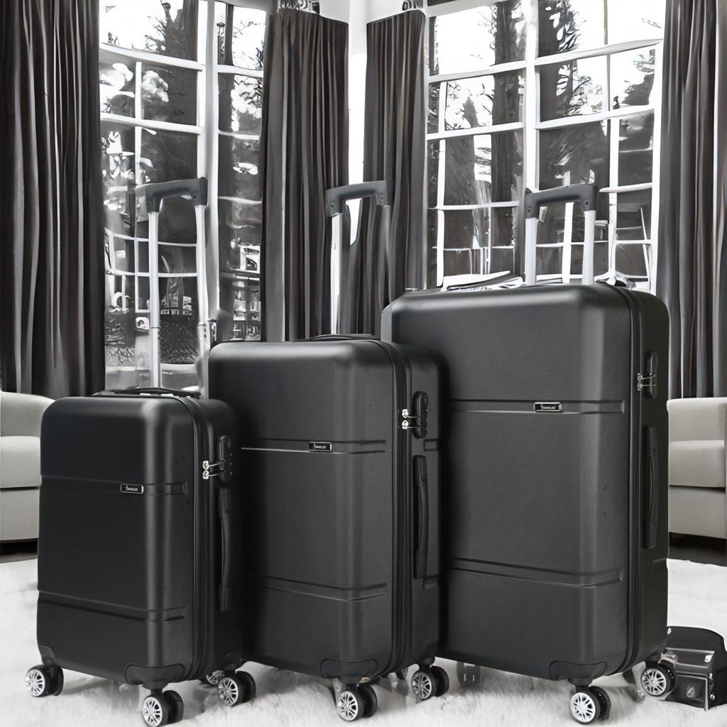 Reisekoffer ABS-02 Koffer 3-teilig Hartschale Trolley Set