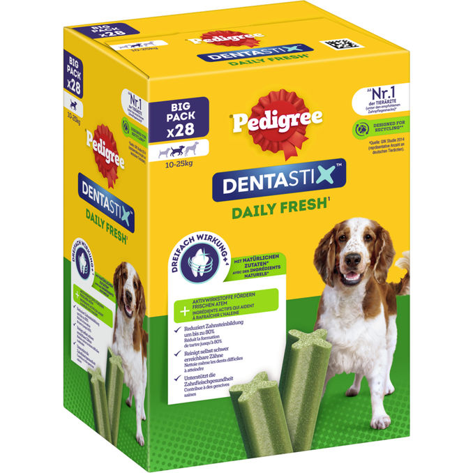 Pedigree Denta Stix Daily Fresh, 4er Pack, 720g von Pedigree