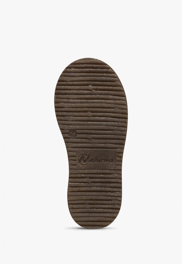 NATURINO ALPINAStiefeletten aus Nappa- und Veloursleder, Cognac