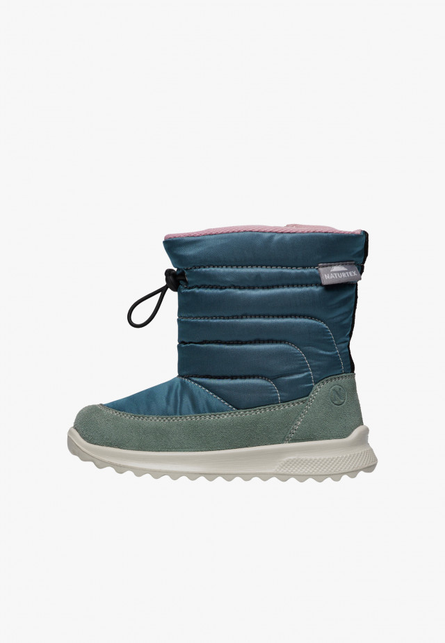 NATURINO MIRRIA WPStiefel aus Veloursleder und technischem Gewebe, Salbei