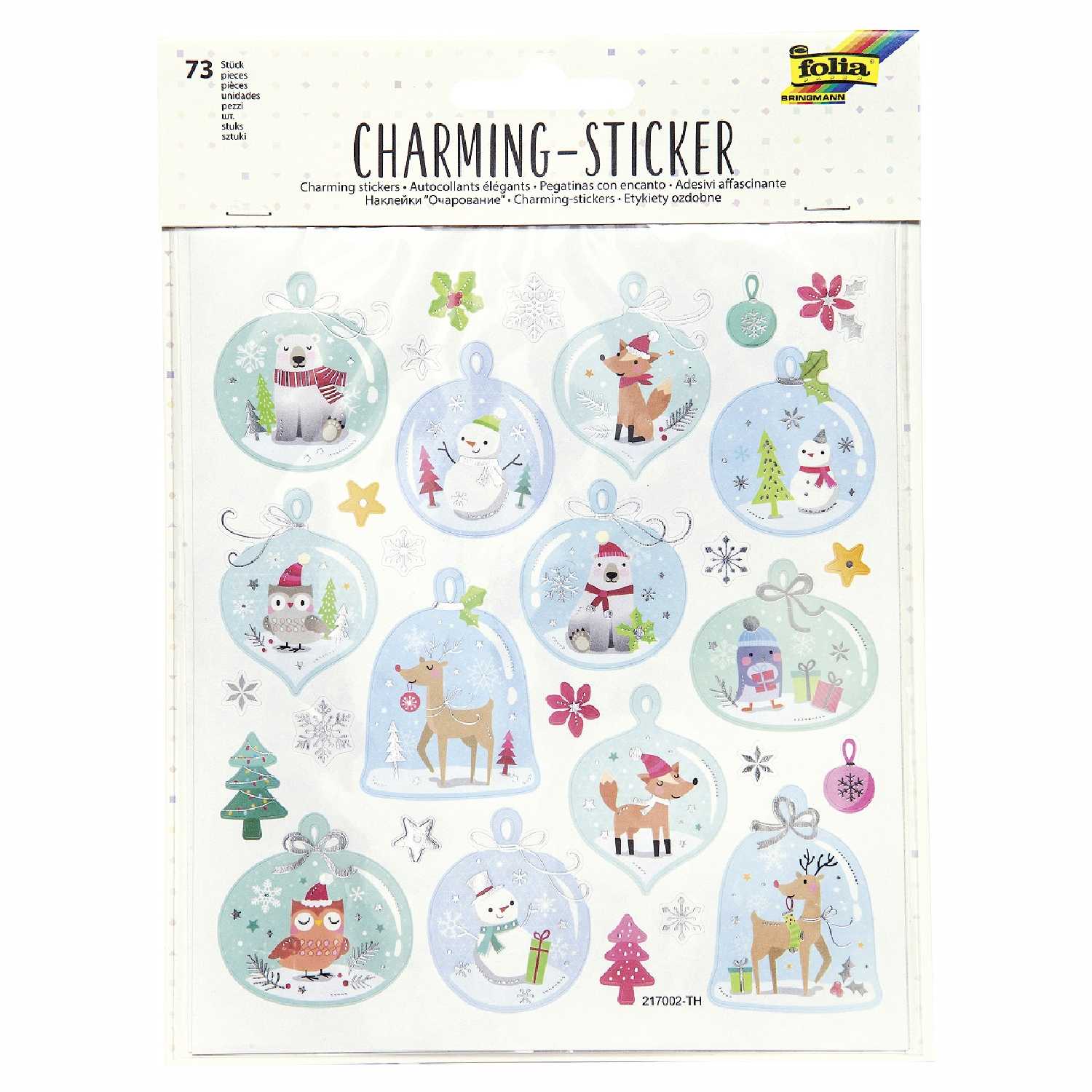 Folia Sticker Charming Weihnachten