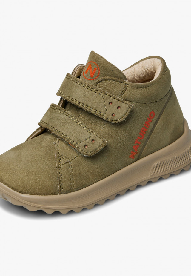 NATURINO PARPAR VLSneakers aus Veloursleder, Militärgrün