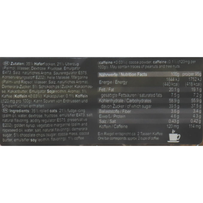 Oat King Coffee Fudge, 10er Pack, 10 x 95g von Oat King