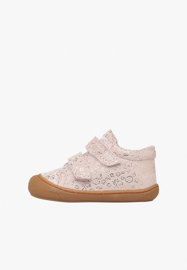 NATURINO COCOON VLLauflernschuhe aus Veloursleder, Rosa