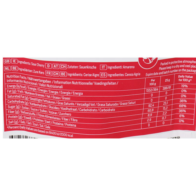 Gefriergetrocknete Sauerkirschen, 25g von Pol's Freeze Fresh