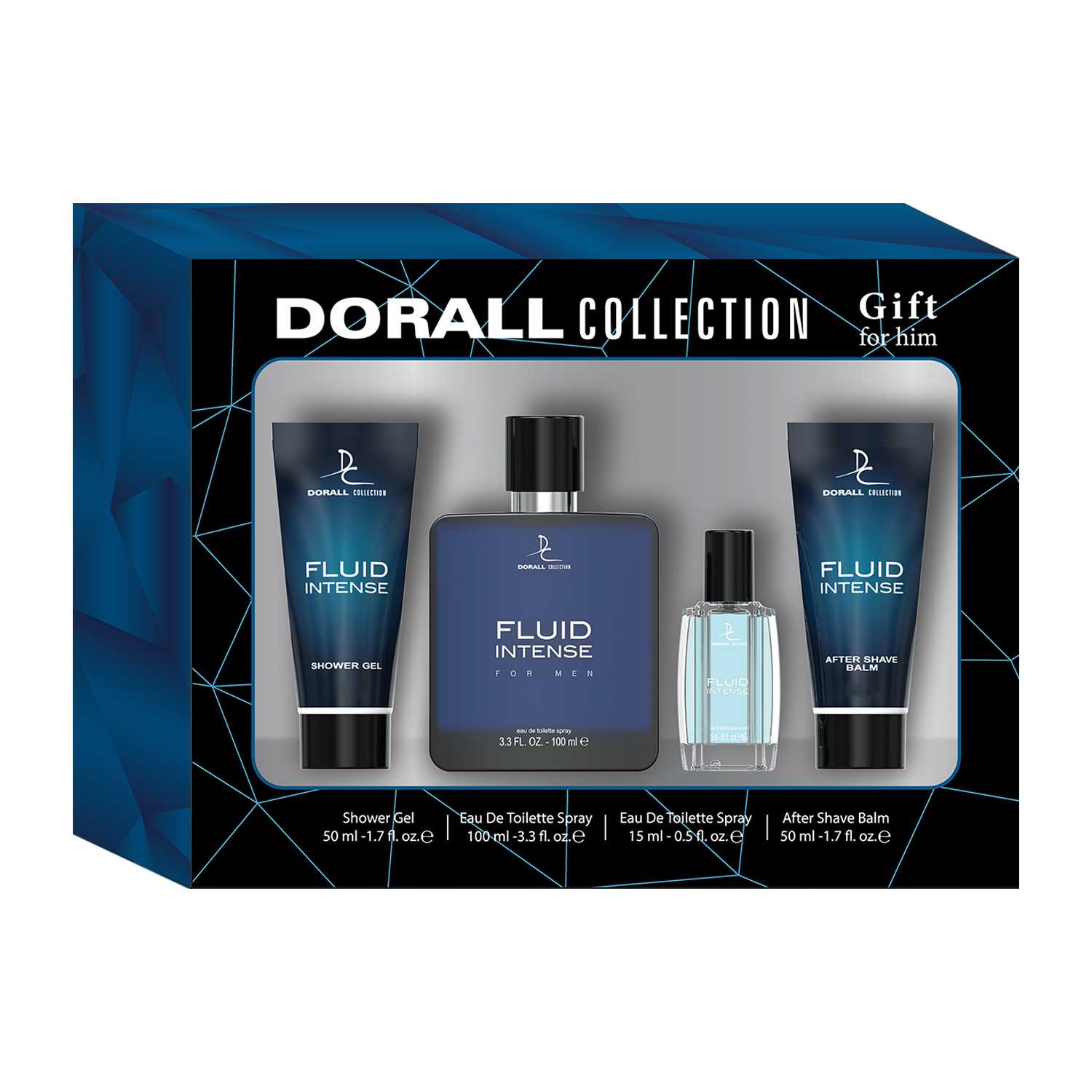Dorall Collection Geschenkset Fluid Intense 4tlg. Men