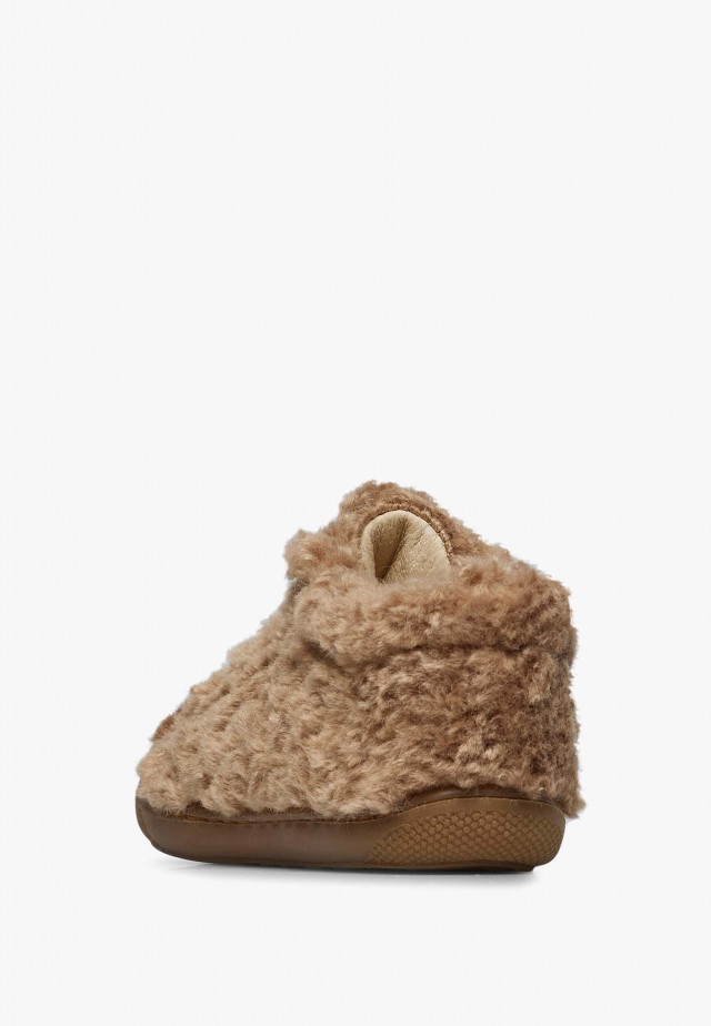 NATURINO COCOON FURLauflernschuhe aus Wolle, Braun