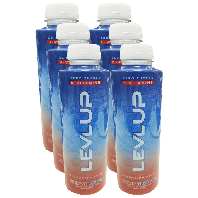 Levl Up Hydration Drink Shiny Dragon, 6er Pack, 6x 0,5L von LevlUp