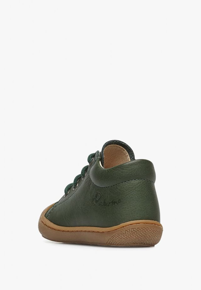 NATURINO COCOONLauflernschuhe aus Nappaleder, Dunkelgrün