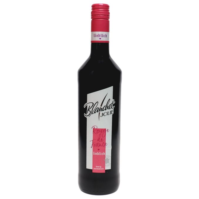 Rotwein lieblich 12%, 0,75L von Blanchet