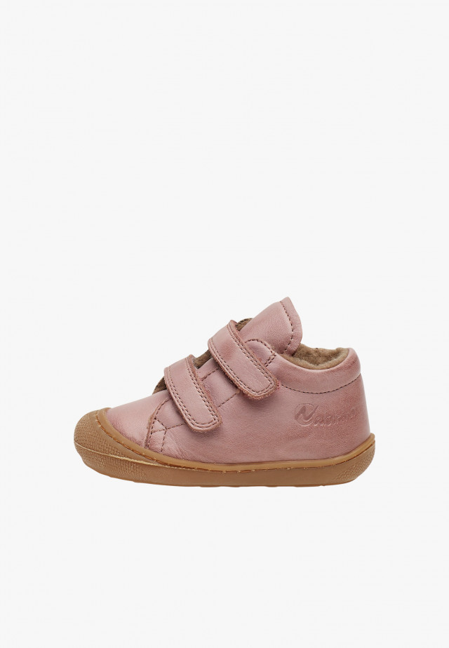 NATURINO COCOON VLLauflernschuhe aus Nappaleder mit Wollfutter, Altrosa