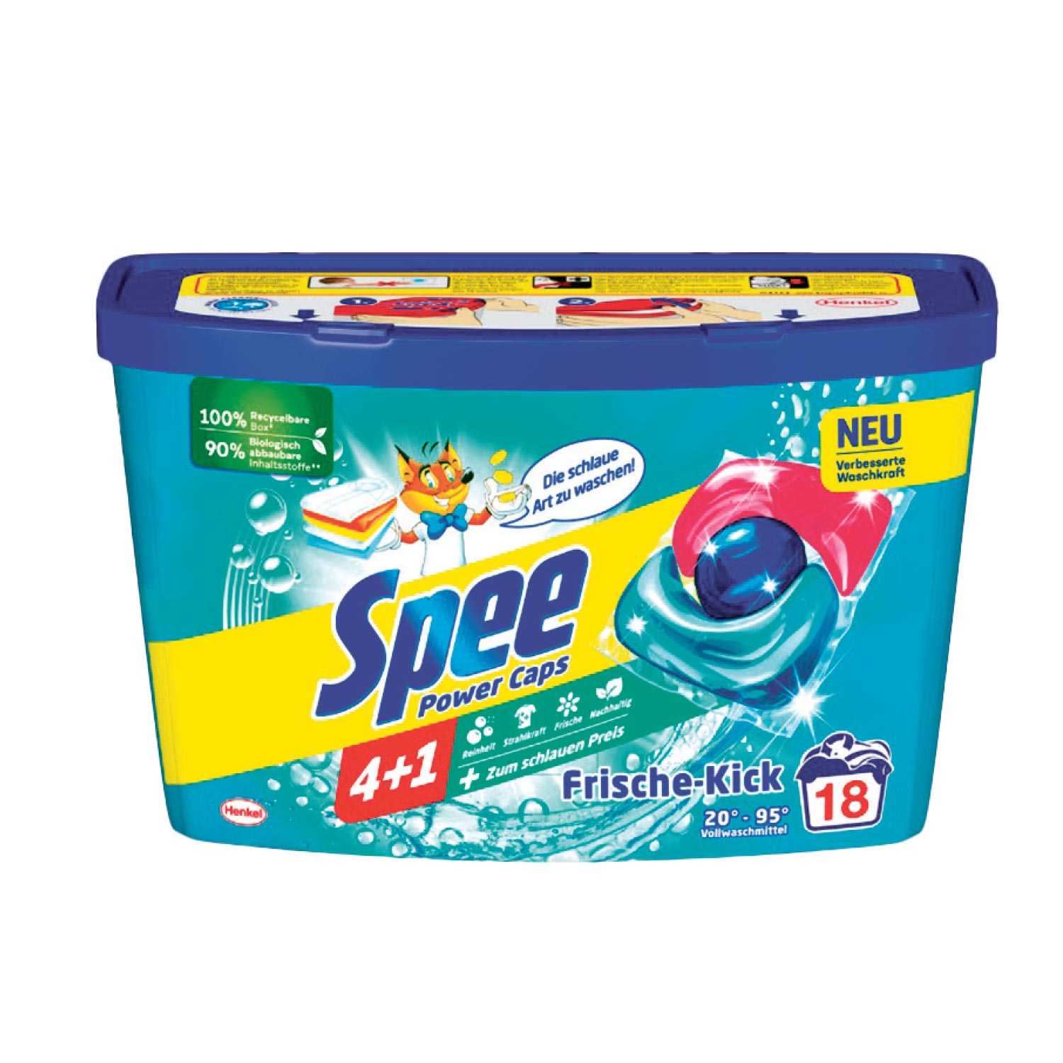 Waschmittel Spee Caps 216g 18 WL Frische