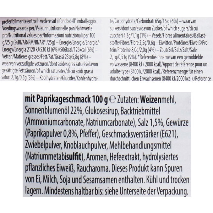 TUC Paprika, 100g von Tuc