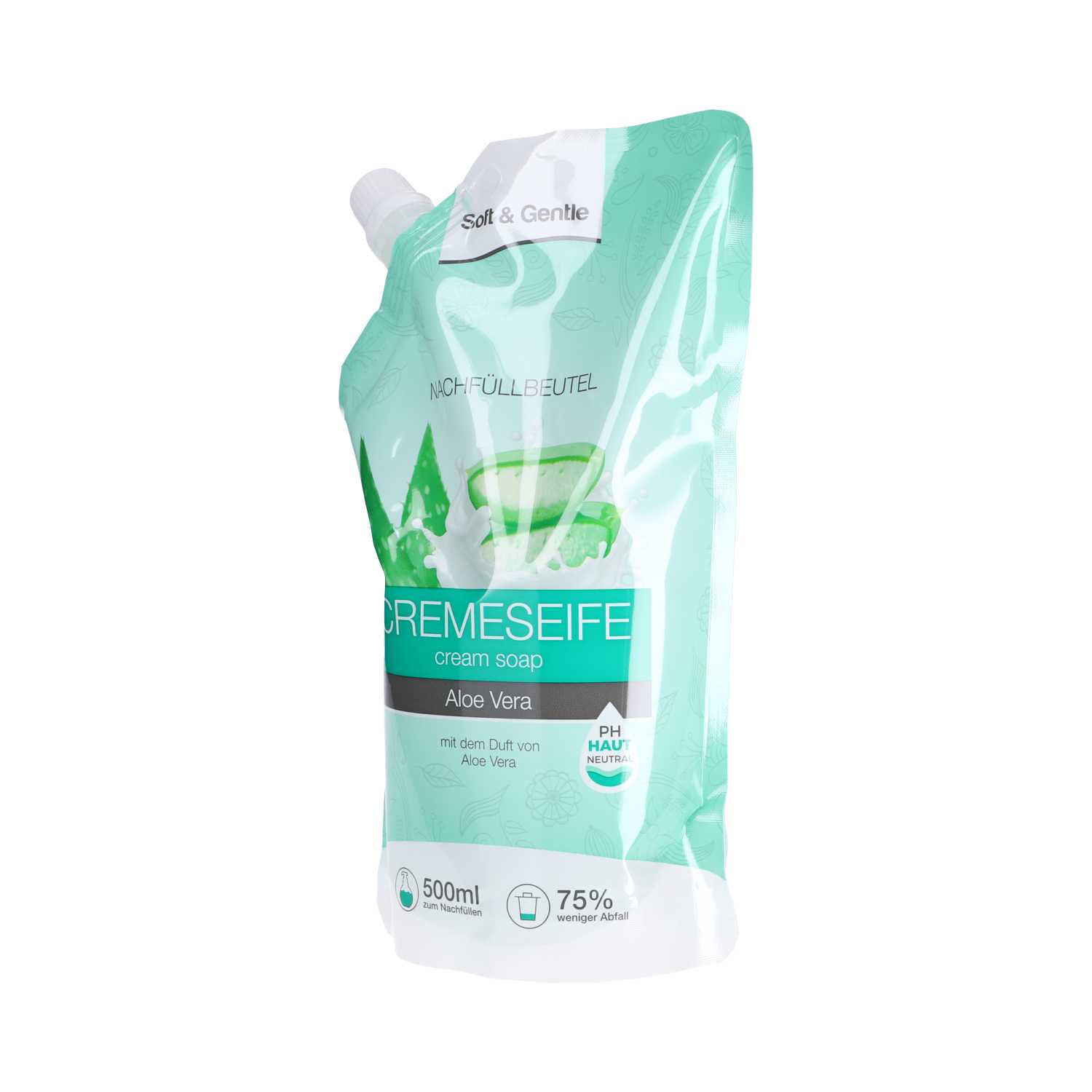 Flüssigseife Nachfüllbeutel 500 ml Aloe Vera