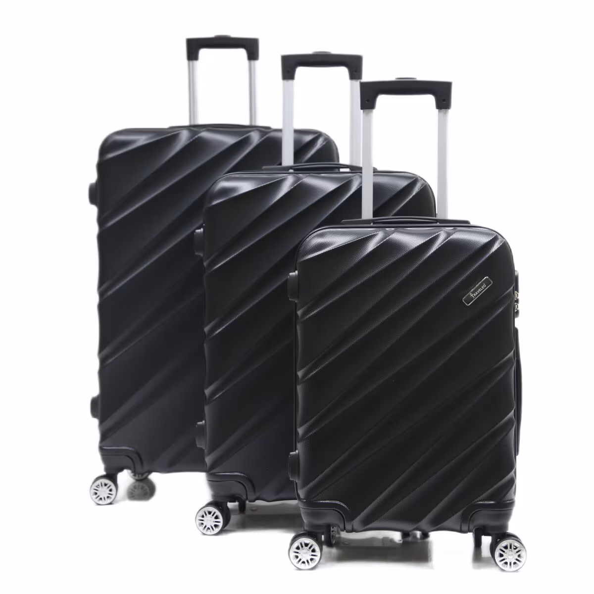 Reisekoffer Koffer 3 tlg Hartschale Trolley Set Kofferset Handgepäck