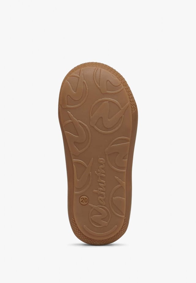 NATURINO COCOONLauflernschuhe aus Veloursleder, Puderrosa