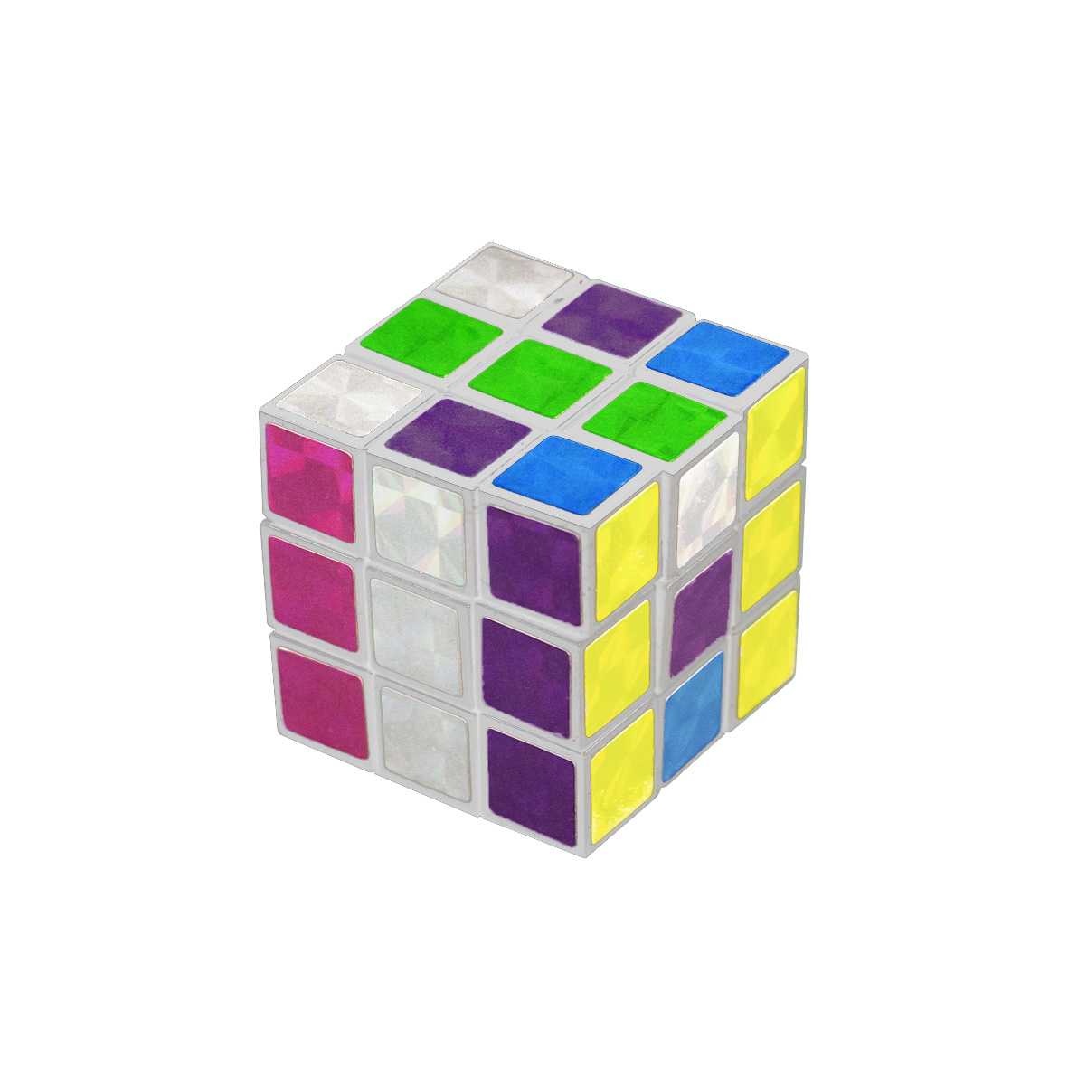 Glitzer Zauberwürfel mini 3x3cm