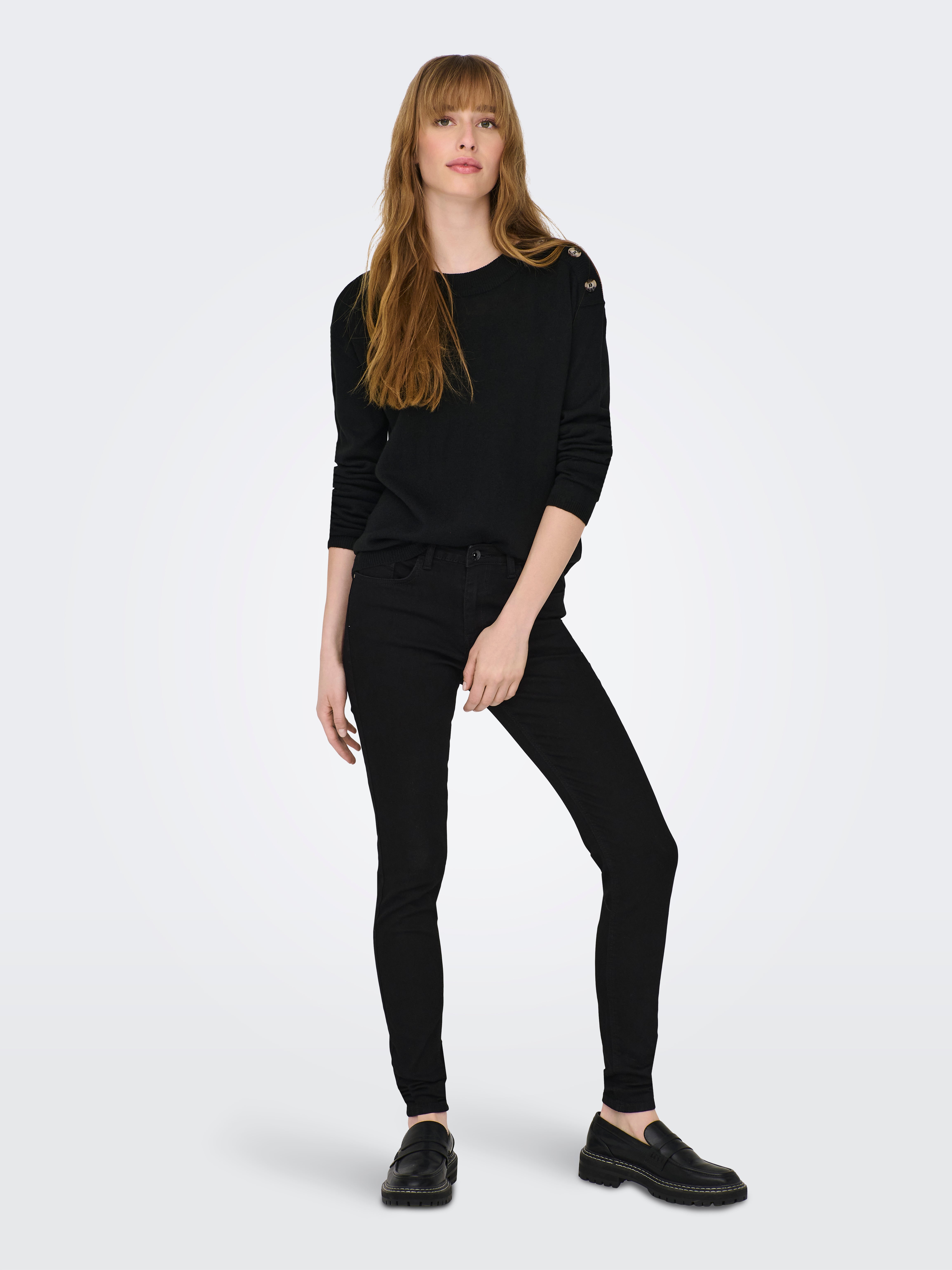 JDYLAURA Strickpullover Black