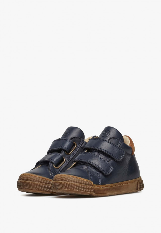 NATURINO LOVAN VLSneakers aus Leder und Veloursleder, Marineblau
