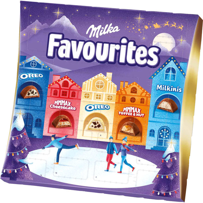 Milka Favorites Adventskalender , 206g von Milka