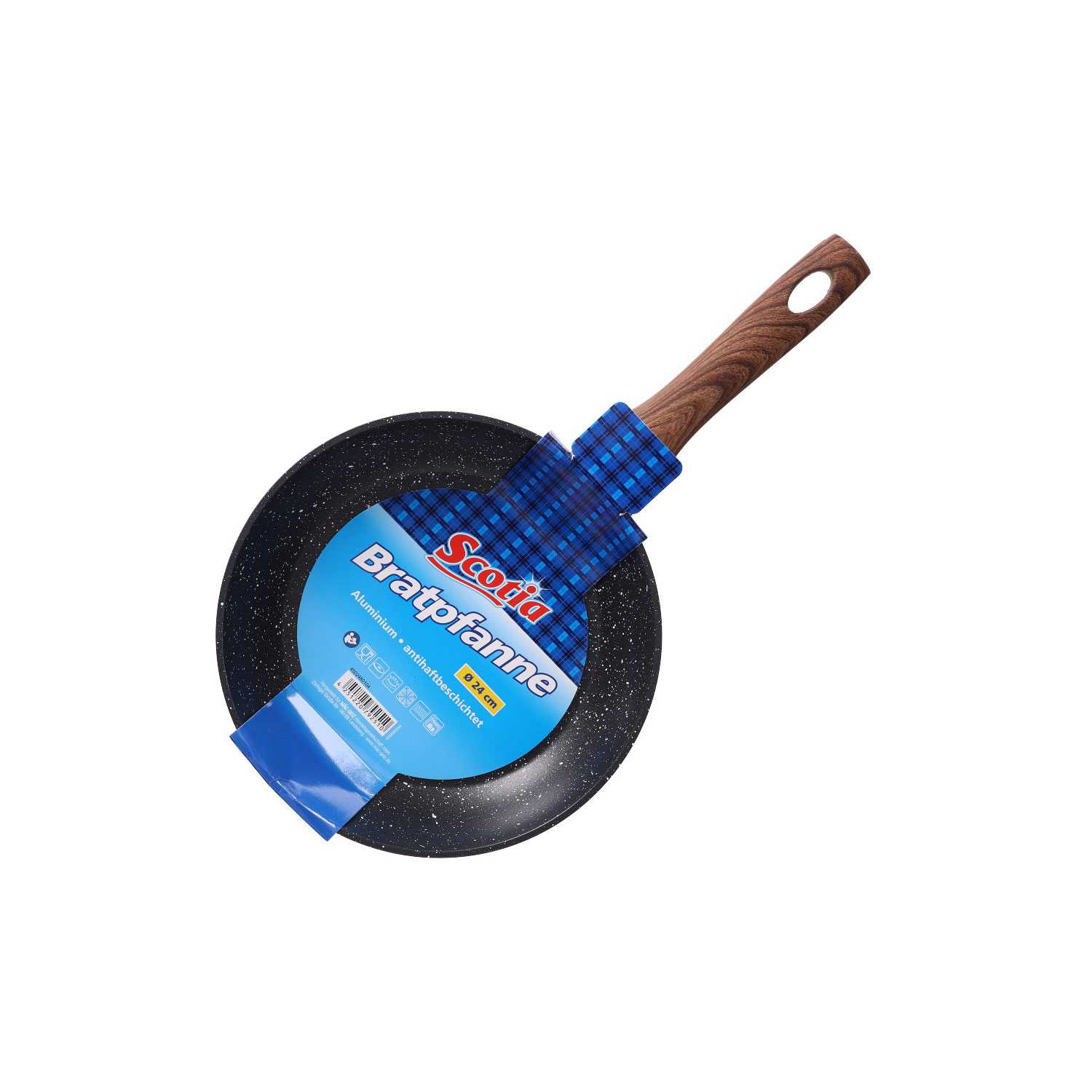 Scotia Bratpfanne Aluminium mit Holzgriff Ø 24 cm