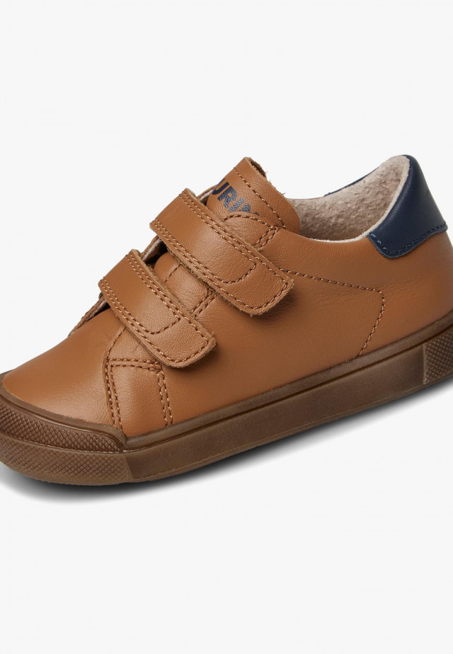 NATURINO EINDHOVEN 2 VL.Sneakers aus Leder, Cognac