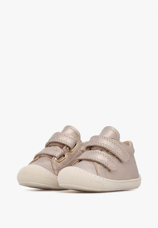 NATURINO COCOON VLLauflernschuhe aus laminiertem Leder, laminiert Rosa