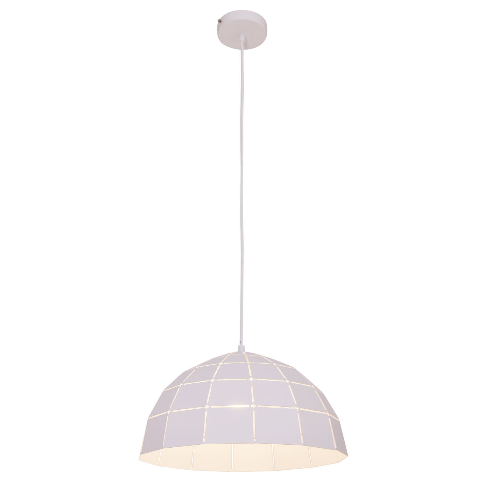 Pendelleuchte ALISON - weiß - 96 cm hoch