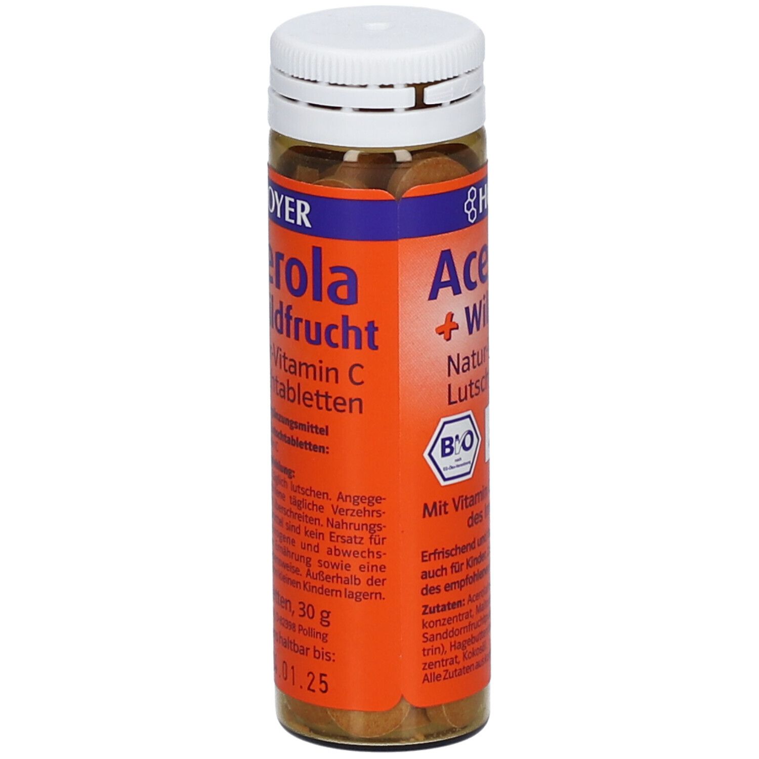 Acerola und Wildfrucht Vitamin C Lutschtabletten