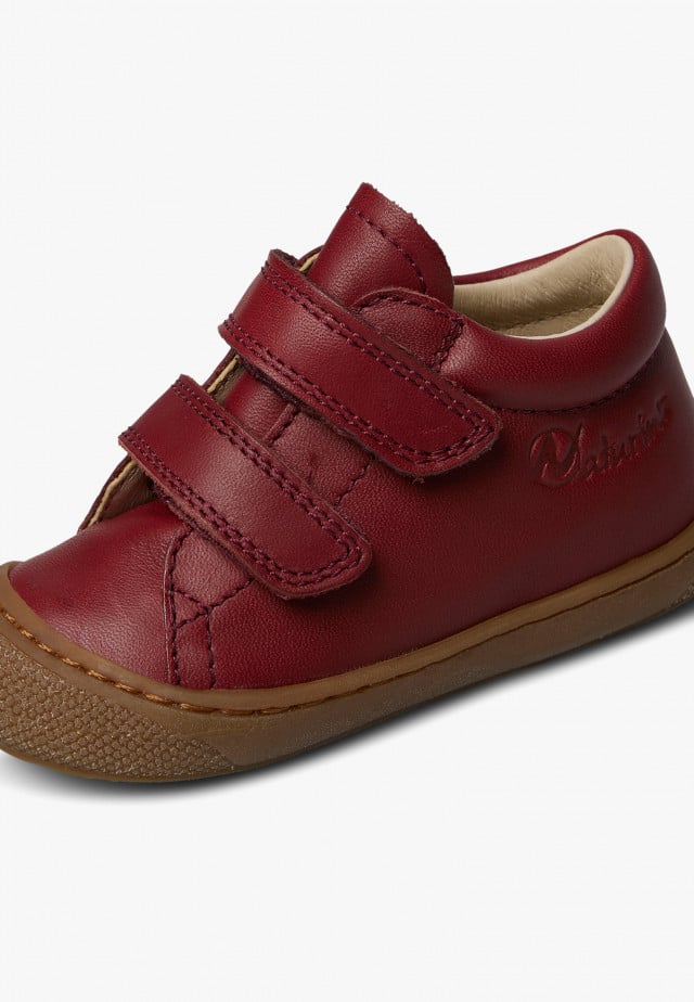 NATURINO COCOON VLLauflernschuhe aus Leder, Rot-Braun