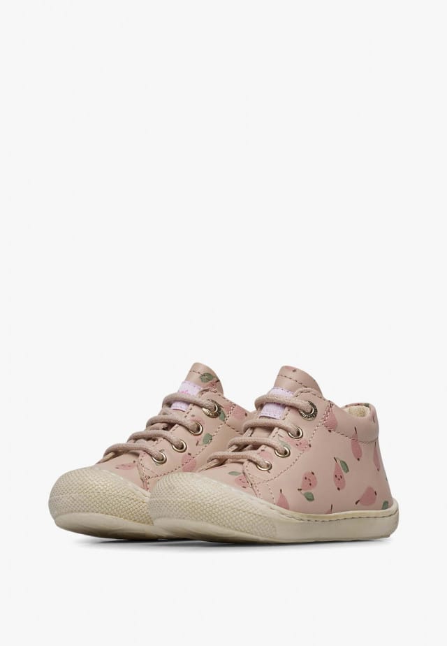 NATURINO COCOONLauflernschuhe aus Leder, Puderrosa