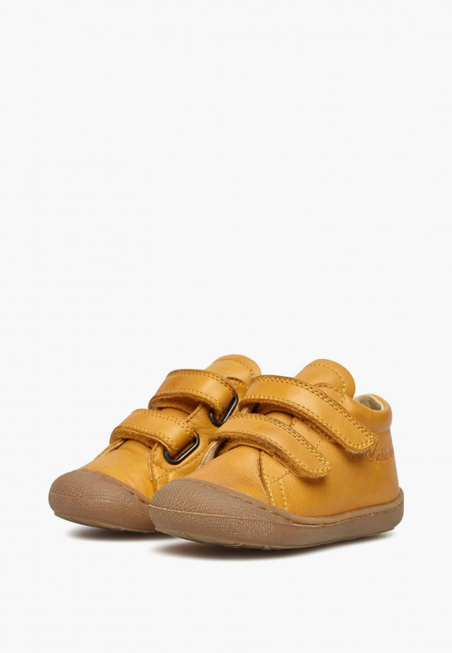 NATURINO COCOON VLLauflernschuhe aus Nappaleder, Karamell