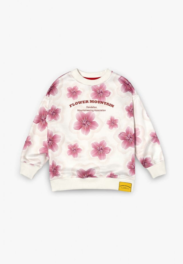 YORI-TWOSweatshirt, Weiß-Rosa