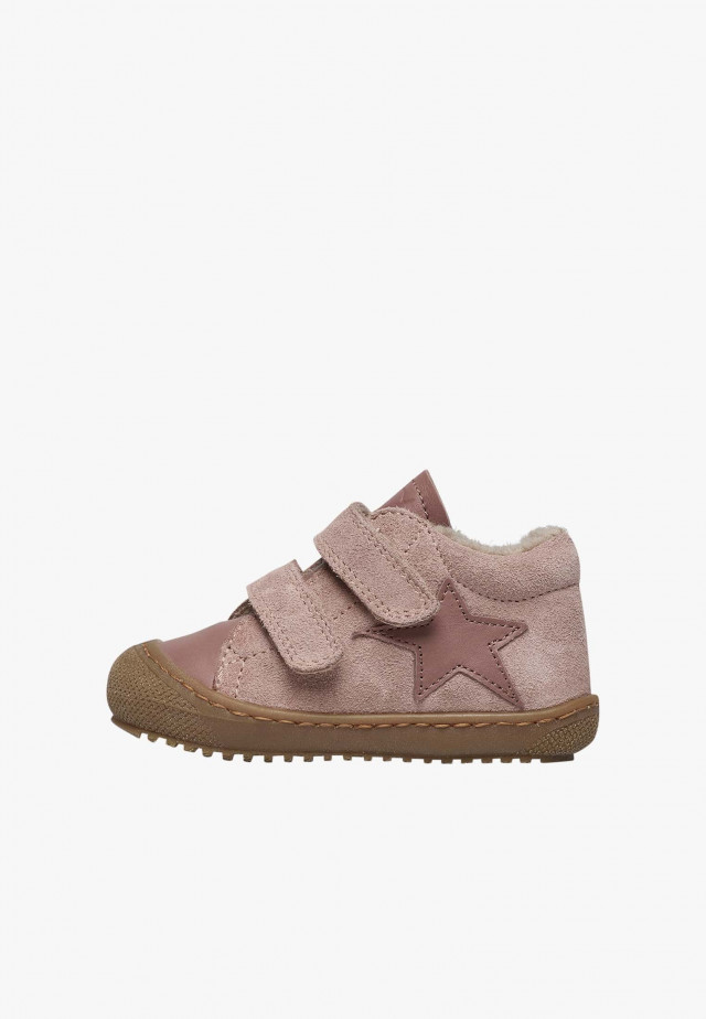 NATURINO KOLDE 2 VLLauflernschuhe aus Leder und Veloursleder, Rosa