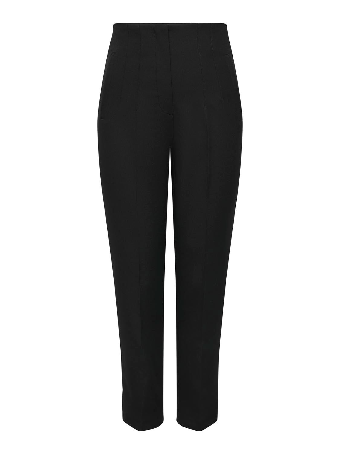 JDYSIENNA Hohe Taille Normal geschnitten Hose Black