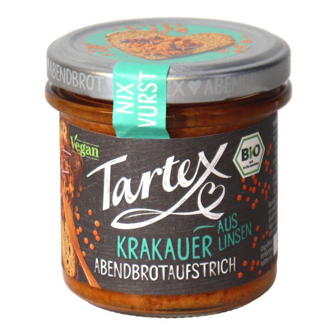 BIO Nix Vurst Krakauer Aufstrich, 135g von Tartex