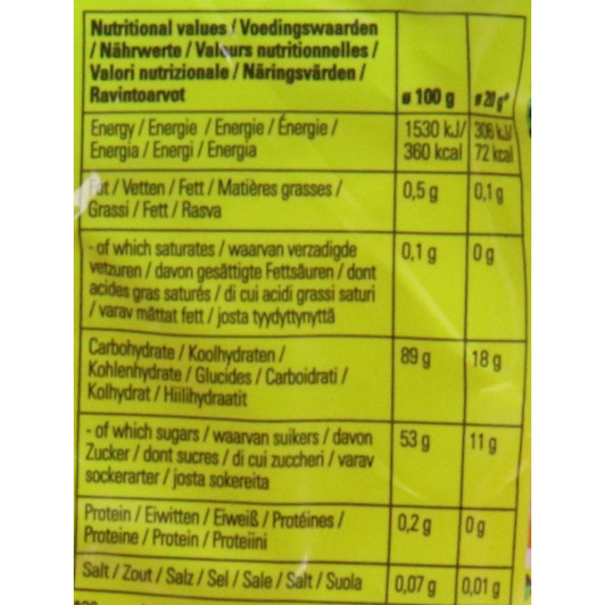 Gummies Worms Sour, 160g von Fundiez