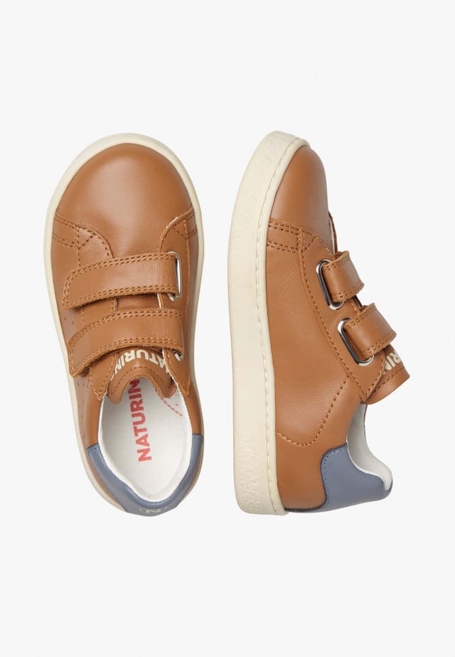 NATURINO HASSELT 2 VL.Sneakers aus Leder, Cognac