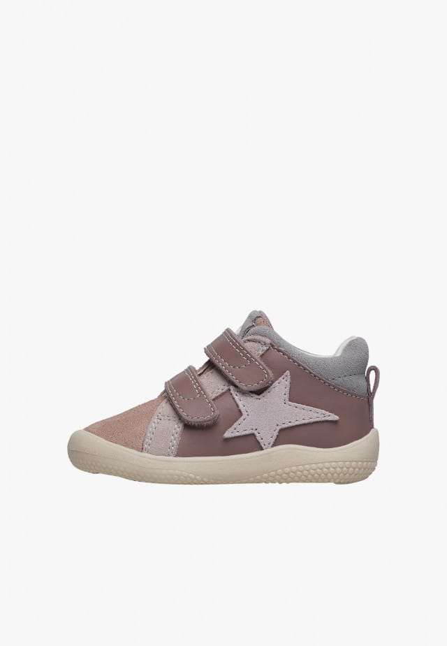 NATURINO BELIX VL.Lauflernschuhe aus Leder und Veloursleder, Rosa