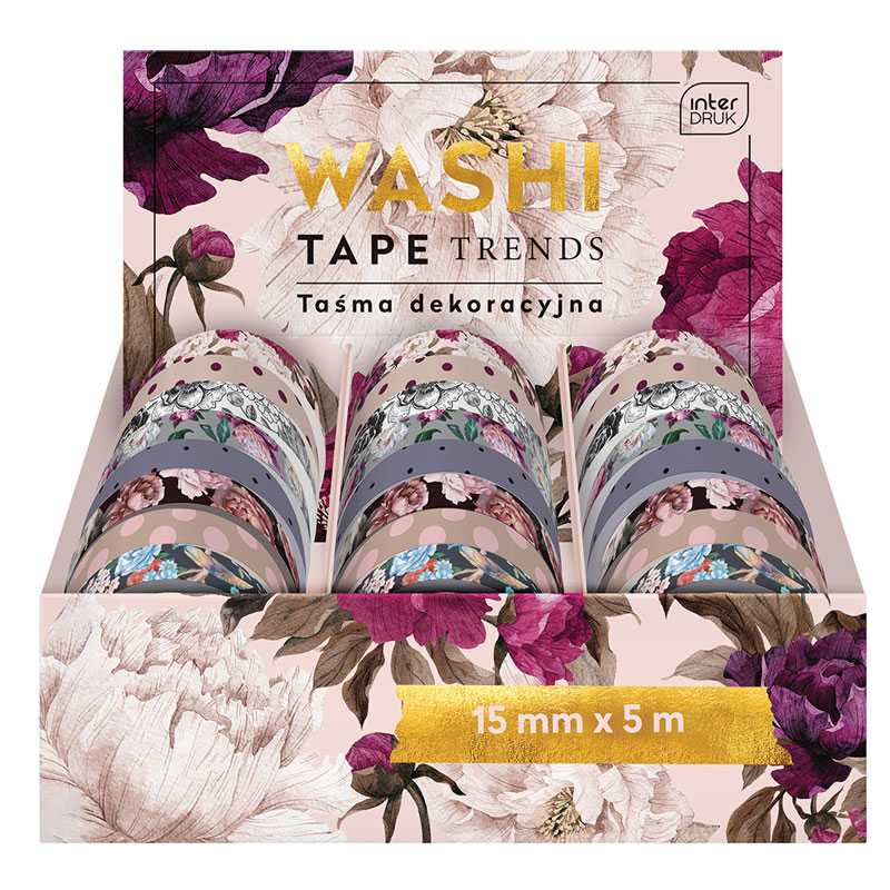 Klebefilm Washi-Tape 5mx15mm Trends