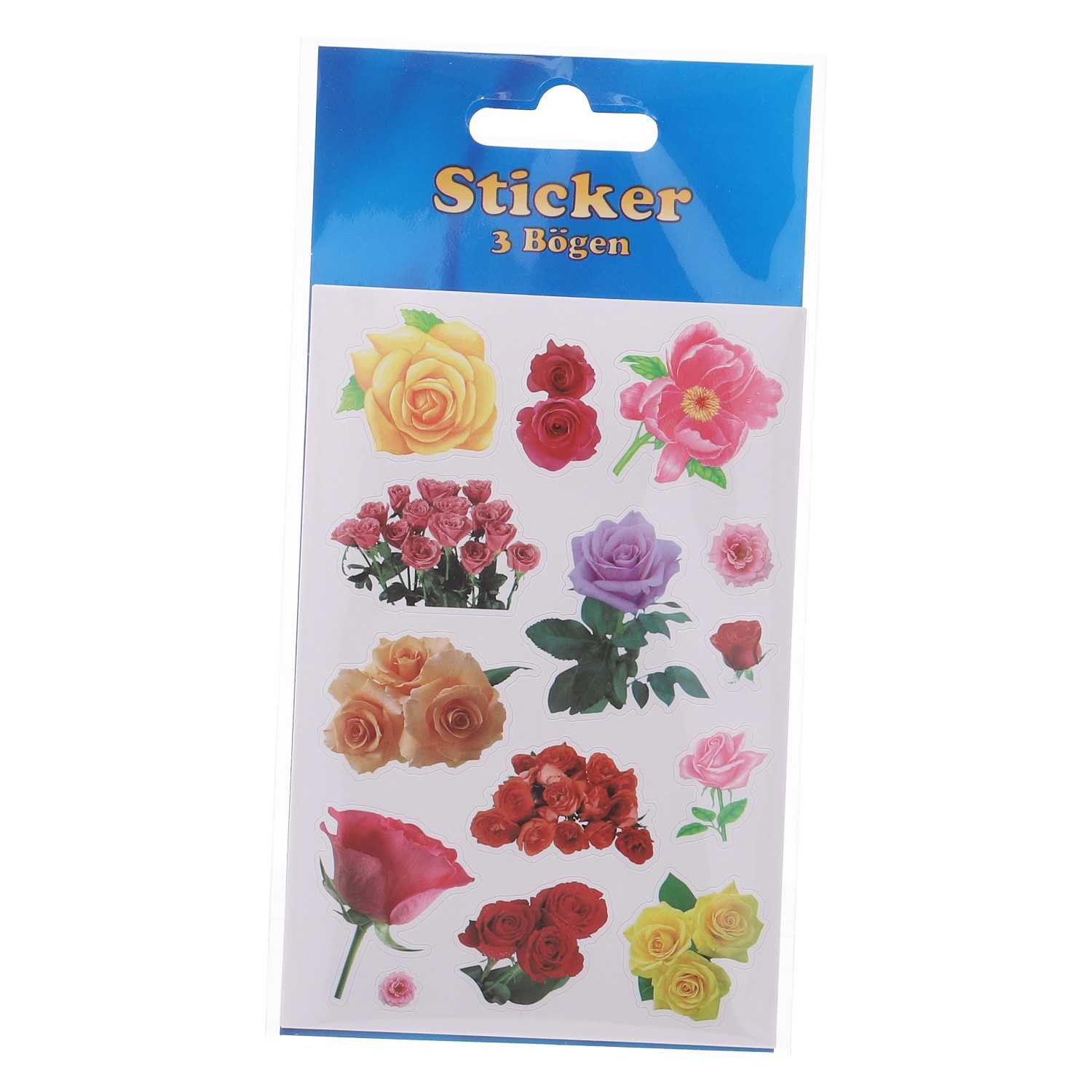 Herma Sticker Flower 3 Blatt 6fach