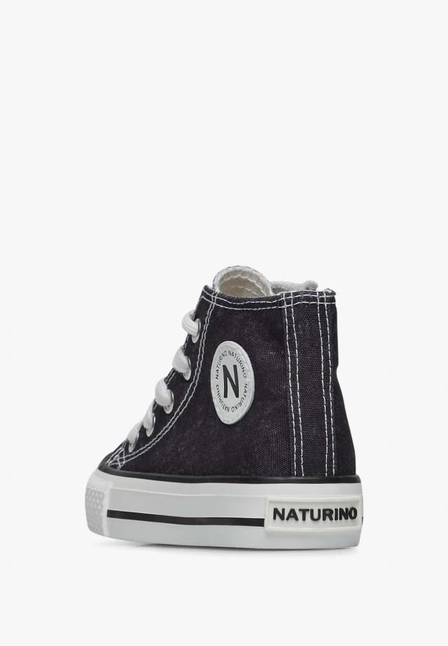 NATURINO YLFAS.Knöchelschuhe aus Stoff, Schwarz