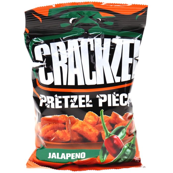 Brezelstücke mit Jalapeno, 85g von Crackzel
