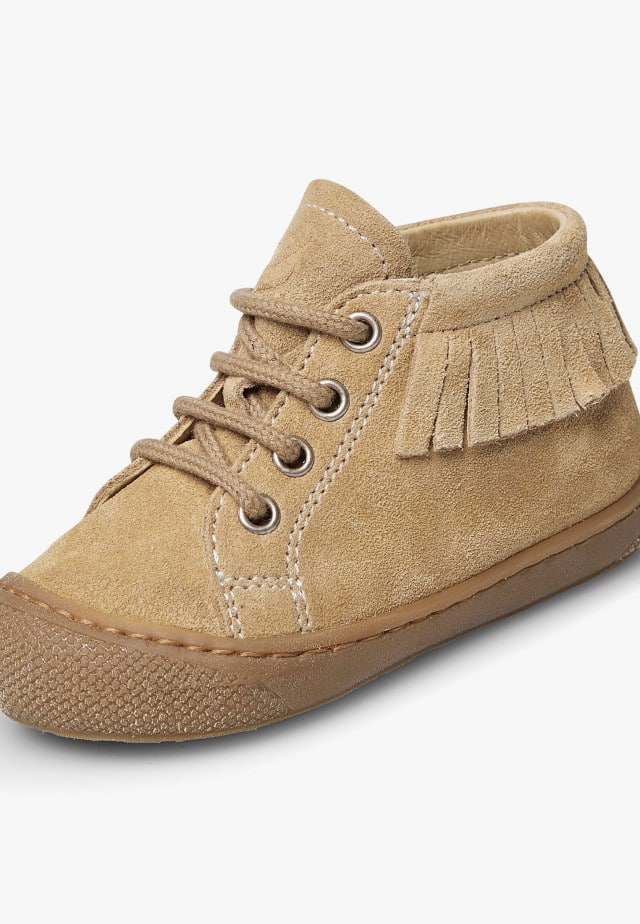NATURINO JULY ONELauflernschuhe aus Veloursleder, Beige