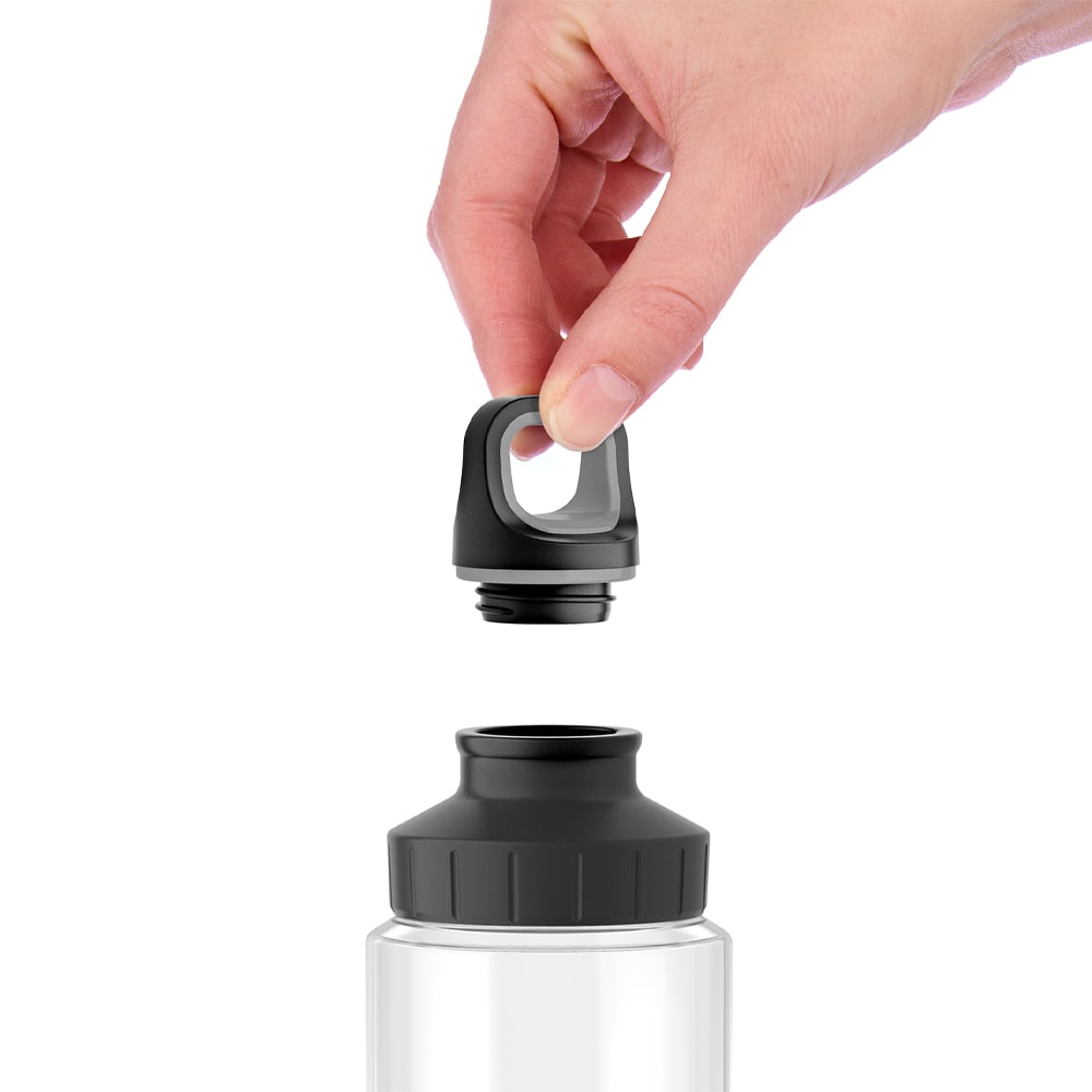 Drink2Go Tritan Trinkflasche, Motiv: Smile