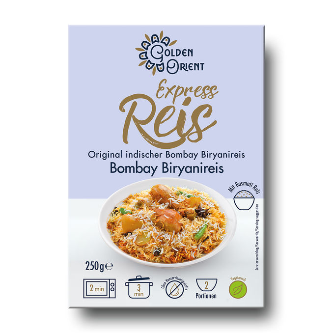 Bombay Biryani Reis, 250g von Golden Orient