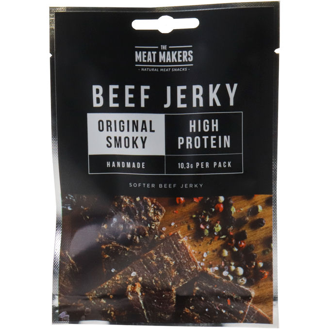 The Meat Makers Beef Jerky Original Smoky, 25g von The Meat Makers
